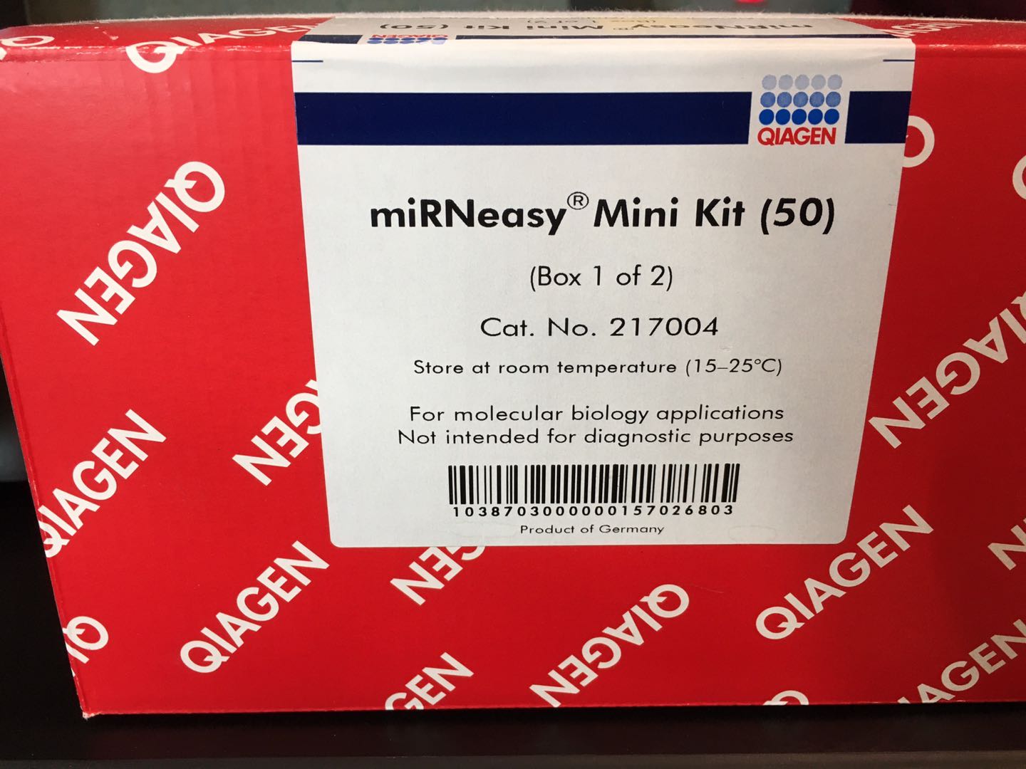 CHII⭐︎ miRNeasy Tissue/Cells Advanced Kits | microRNA Prep | QIAGEN